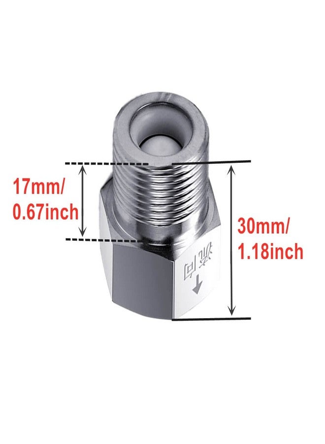 LDCRE صمام فحص نحاسي، سن ذكر ½ بوصة إلى سن أنثى ½ بوصة، مانع ارتداد أحادي الاتجاه، مطلي بالنيكل، لتوصيل خرطوم إمداد المياه لسخان المركبات الترفيهية، والمرحاض، وخزان المياه (قطعتان). - Image 3